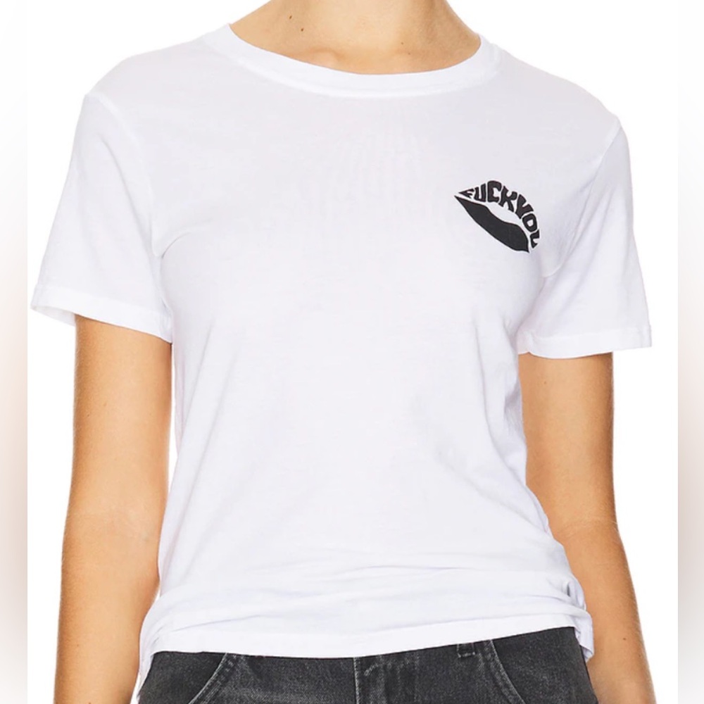 *NWT* Lauren Moshi F*ck You Baby White Tee